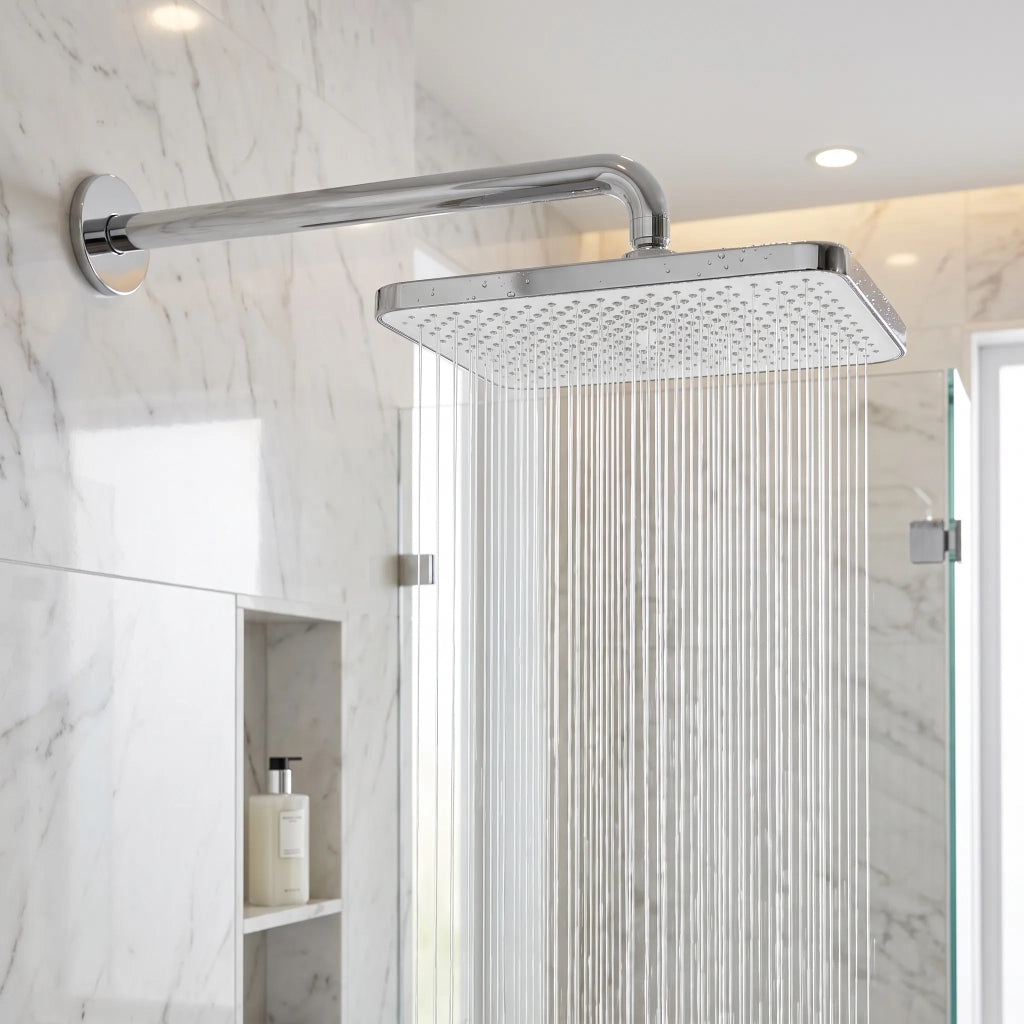 Soffione Doccia Rettangolare Rea Js-032 Chrome