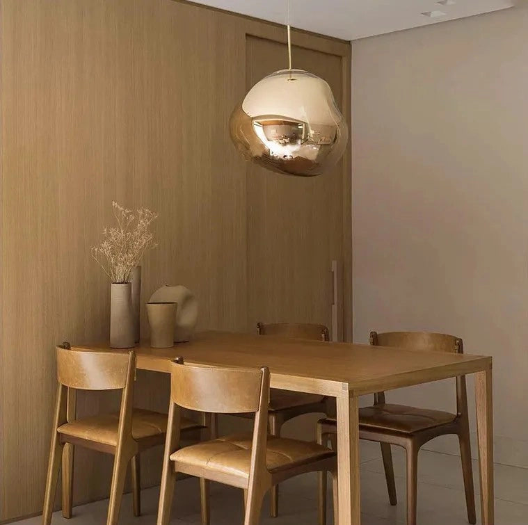 Lampada Da Soffitto Pensile Di Vetro Gold APP331-1CP