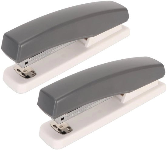 Macchina per fissaggio della carta 20 fogli Capacità - Compatta/Portatile - Antiscivolo - Progettata ergonomicamente - Materiali premium - Per ufficio/scuola - Fissatore della carta