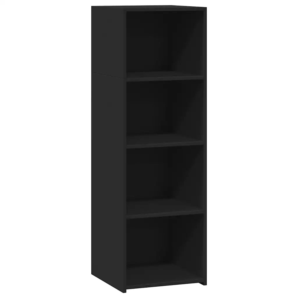 Credenza Nera 40x41x124 cm in Legno Multistrato 846384