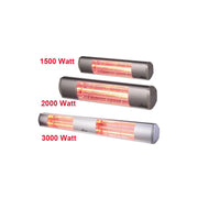 Termopatio infrarossi da esterno 3000 W – Sole Mezzanotte con IP65 e staffa – Niklas