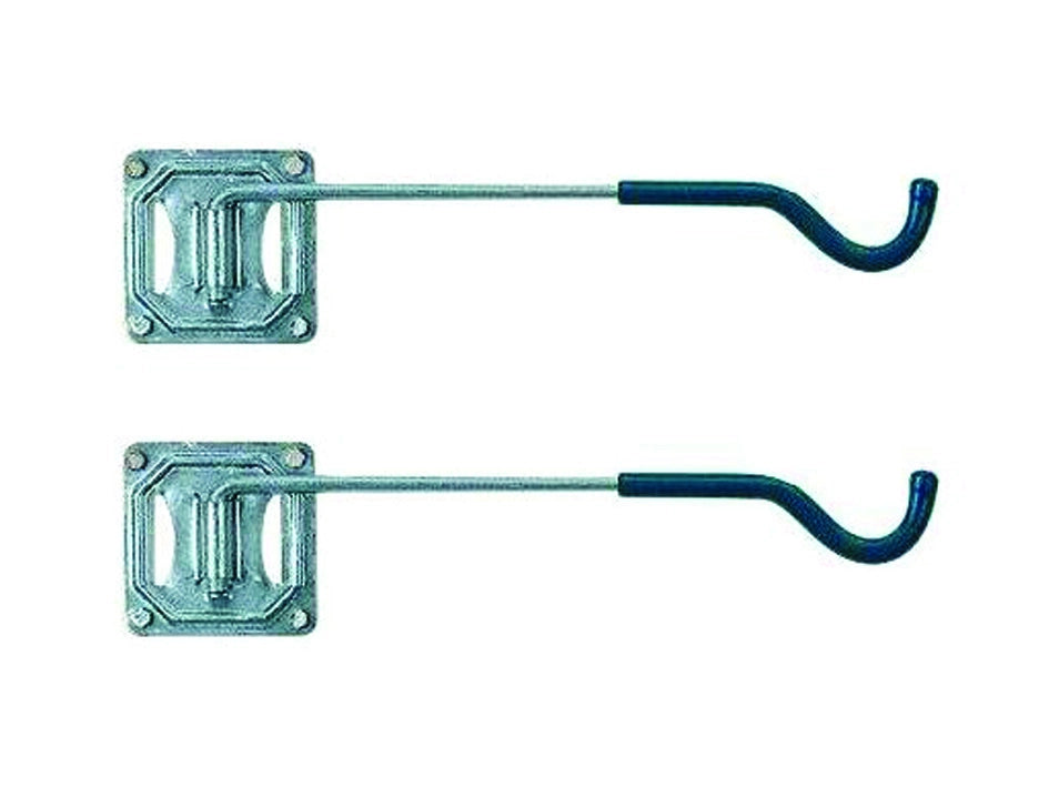 GANCIO PARETE PORTABICI LUNGHI ART.821- - ø mm.9 - 2 coppia