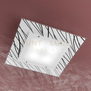 SCRAPS PLAFONIERA 60X60 CM. 4 LUCI 1124-60