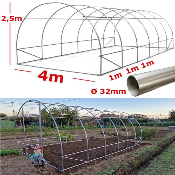 Struttura Serra Easy 4x7m tunnel ad archi