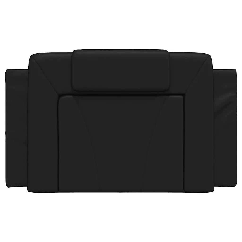 Cuscino Testiera-Cuscino per Testiera Viana Nero 80 cm in Similpelle