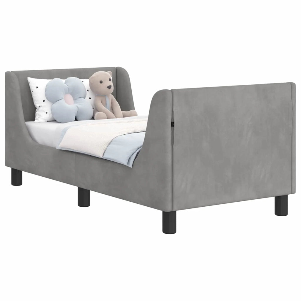 Struttura letto per bambini con testata Grigio chiaro 42010847