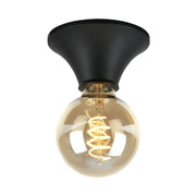 Applique Moderna Tepel Plastica Nero 1 Luce E27