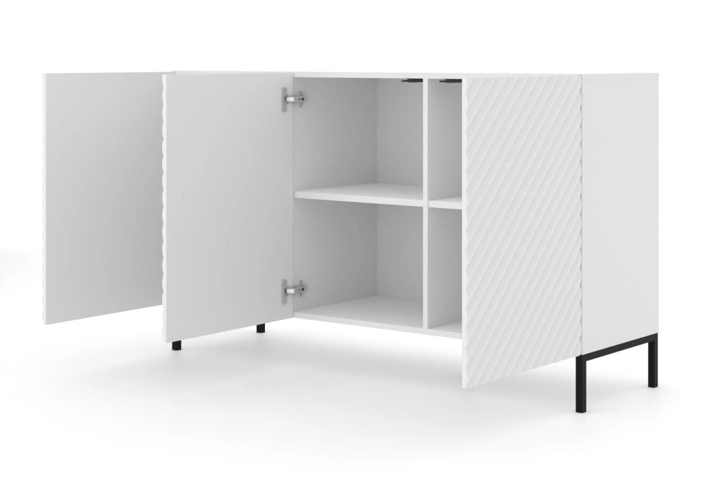 MOBILE SURF 3D 150 BIANCO OPACO GAMBE NERE