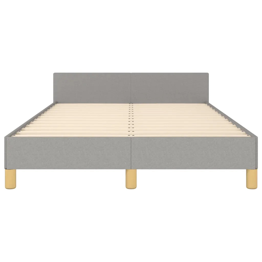 Giroletto senza Materasso Grigio Chiaro 120x200 cm Tessuto
