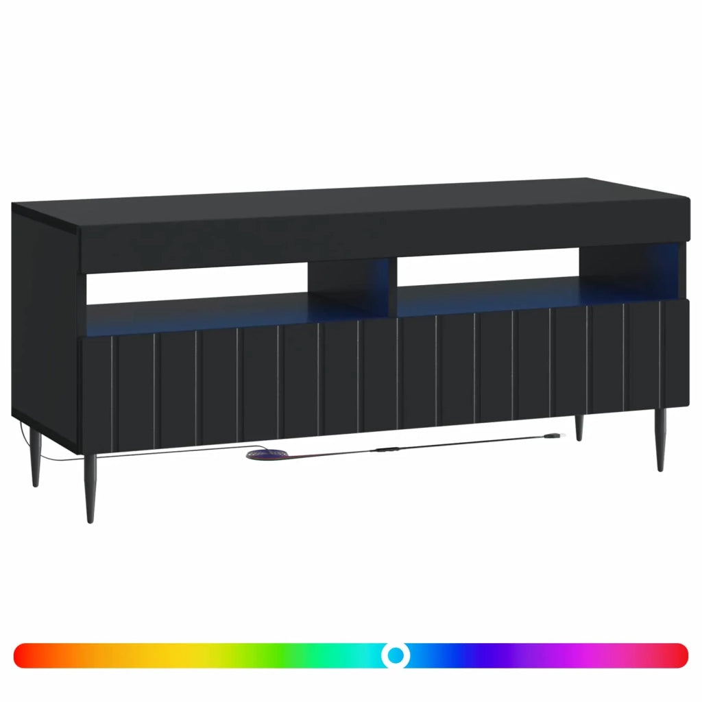 Mobile TV LED Nero Legno ingegnerizzato 896546