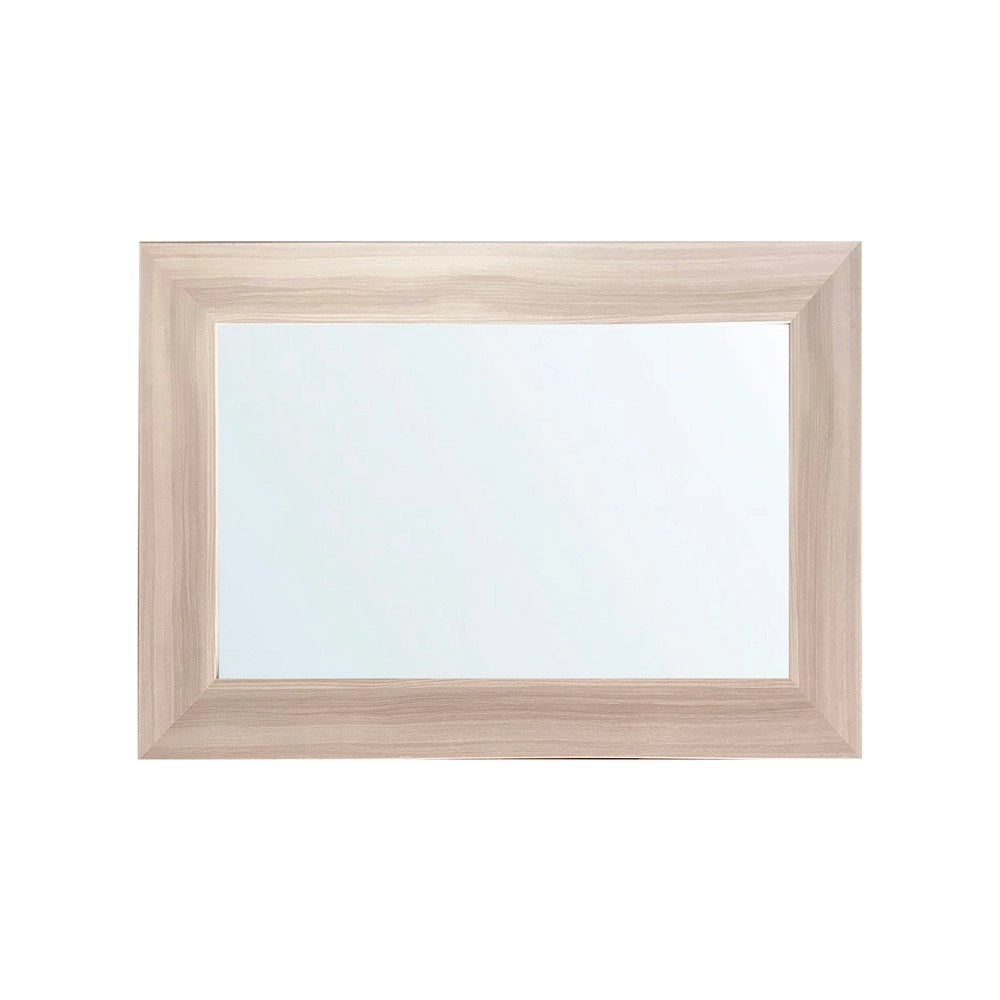 Specchiera Loto Rettangolare con Cornice Olmo Natura 102x65 cm. – Eleganza Naturale per Ogni Ambiente