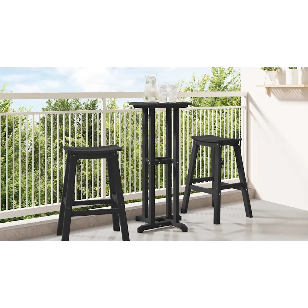 Tavolo da bar Nero 55 x 55 x 107 cm Polietilene 42006608