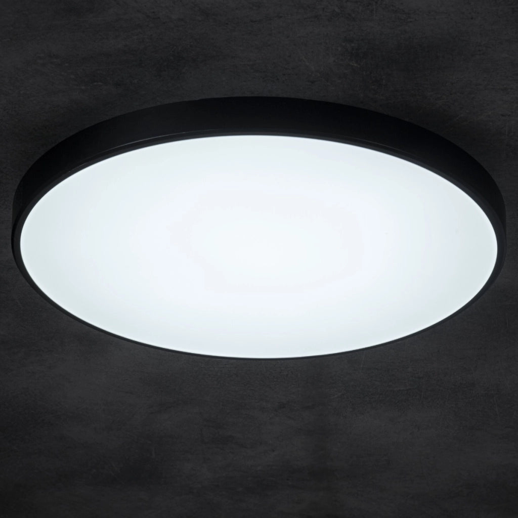 Plafoniera LED smart 20W nera tonda Ø39 CCT Kanlux