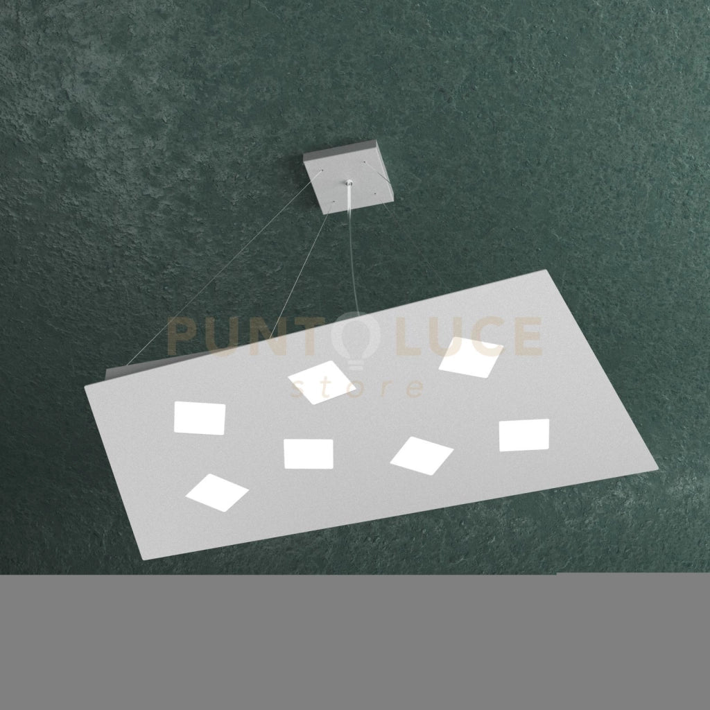 NOTE SOSPENSIONE 7+4 LUCI BIEMISSIONE LUCI GRIGIO 1140-S7+4-GR