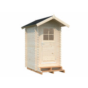 Casetta in legno Petteri 138x158 cm pareti 28 mm con pavimento incluso  Esterni da Vivere