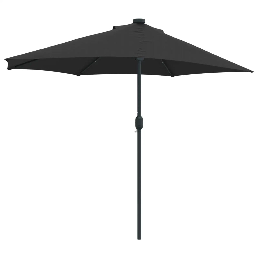 Ombrello | Parasol da giardino Nero 294 x 150 x 224 cm