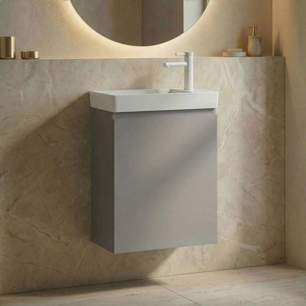Mobile lavabo "Ferla 40" - 40 x 22 x 50 cm - Matte Mink