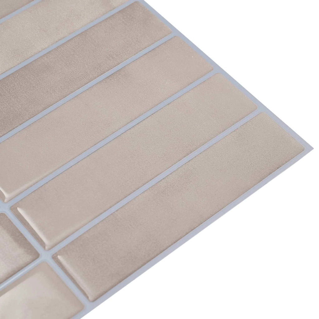 Piastrella Rettangolare 20 pcs Caffè beige 29 x 23 x 0,08 cm 42046178