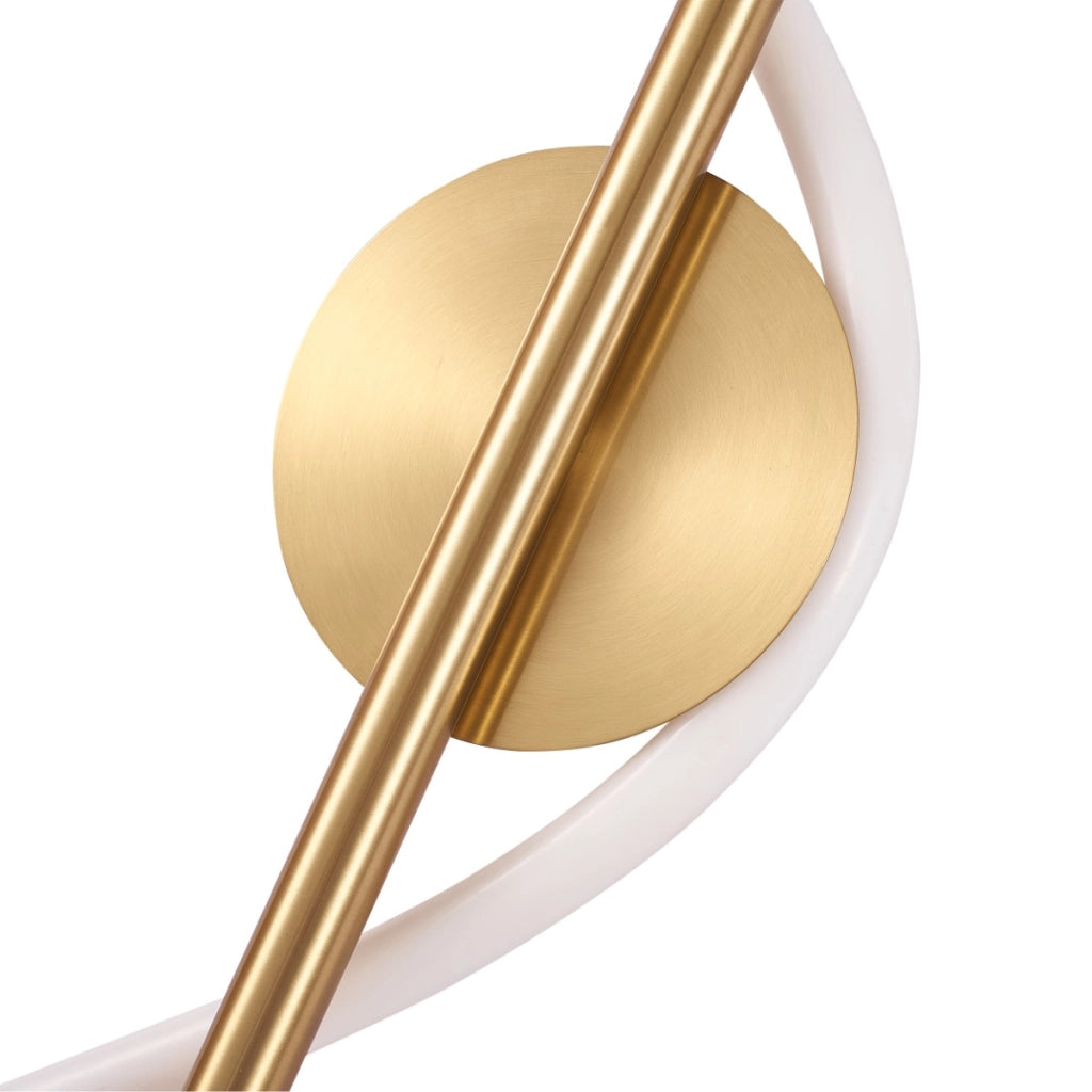 Applique moderna LED 19W 4000K 2230lm oro EMMA Polux