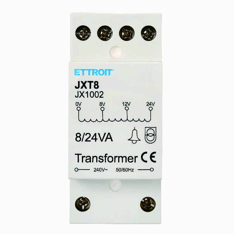 Trasformatore Per Citofono Da 220V a 8/12/24V Per Guida DIN Standard - Input 220-240V