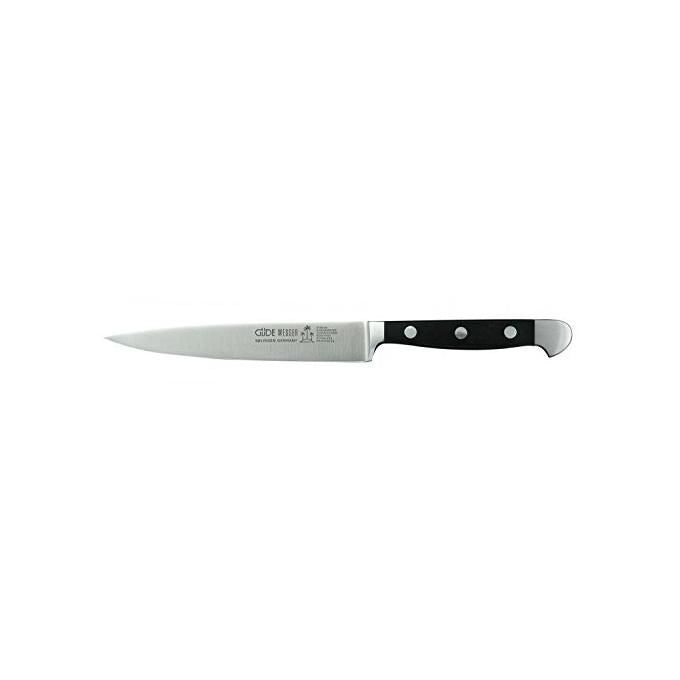 Gude Alpha Coltello da Cucina POM Nero 16cm 1765-16