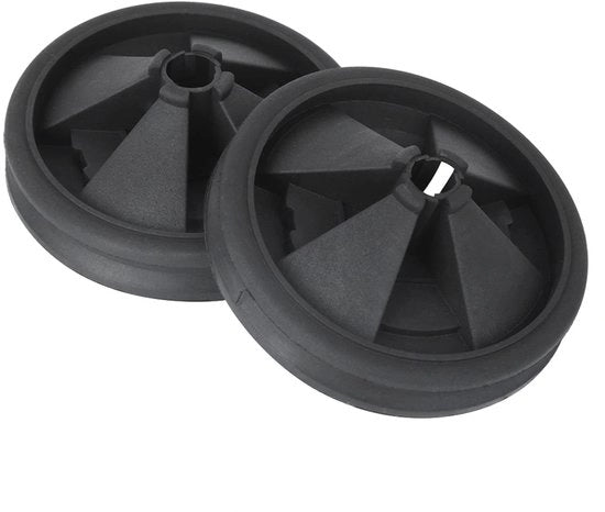 Spazzolino per residui 2 pezzi - Copertura di rimozione dei rifiuti - Silicone - Adatto per InSinkErator - 8,7 cm - Rimovibile - Copertura dei rifiuti rimovibile