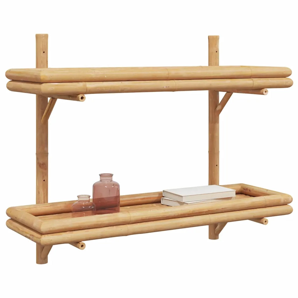 Scaffale da parete Marrone 75 x 26 x 60 cm Bambù 4107161