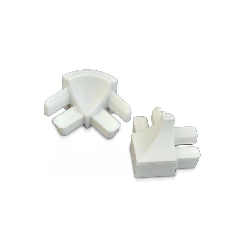 Raccordo per sguscio in plastica bianco : Modello - INTERNO H10MM