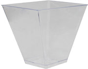 COPPETTA QUADRO IN PLASTICA IN SET DA 12 PZ DA 200 CC