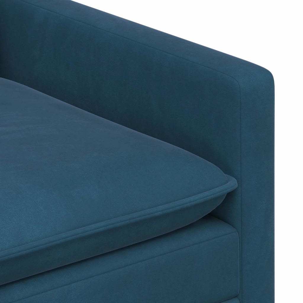 Set di divani 2 pcs Blu Velluto 3417075
