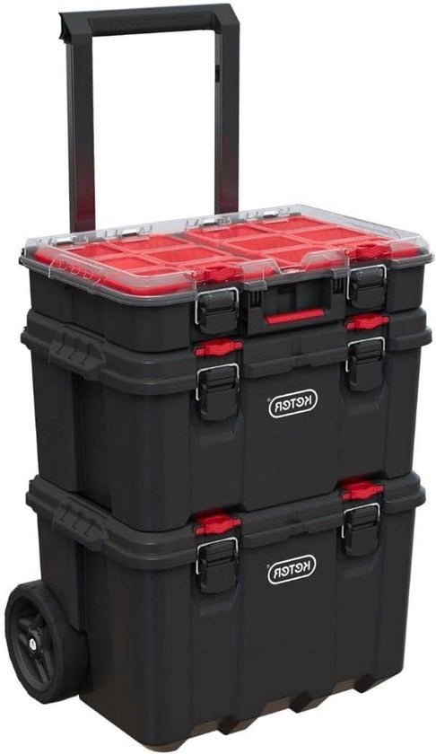 Set di 3 Scatole di Archiviazione Stacking