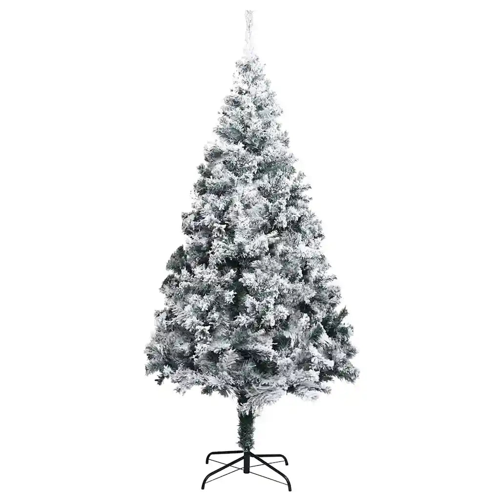 Albero di Natale Artificiale-Albero Natalizio con 300 LED Bianco 180 cm 843416