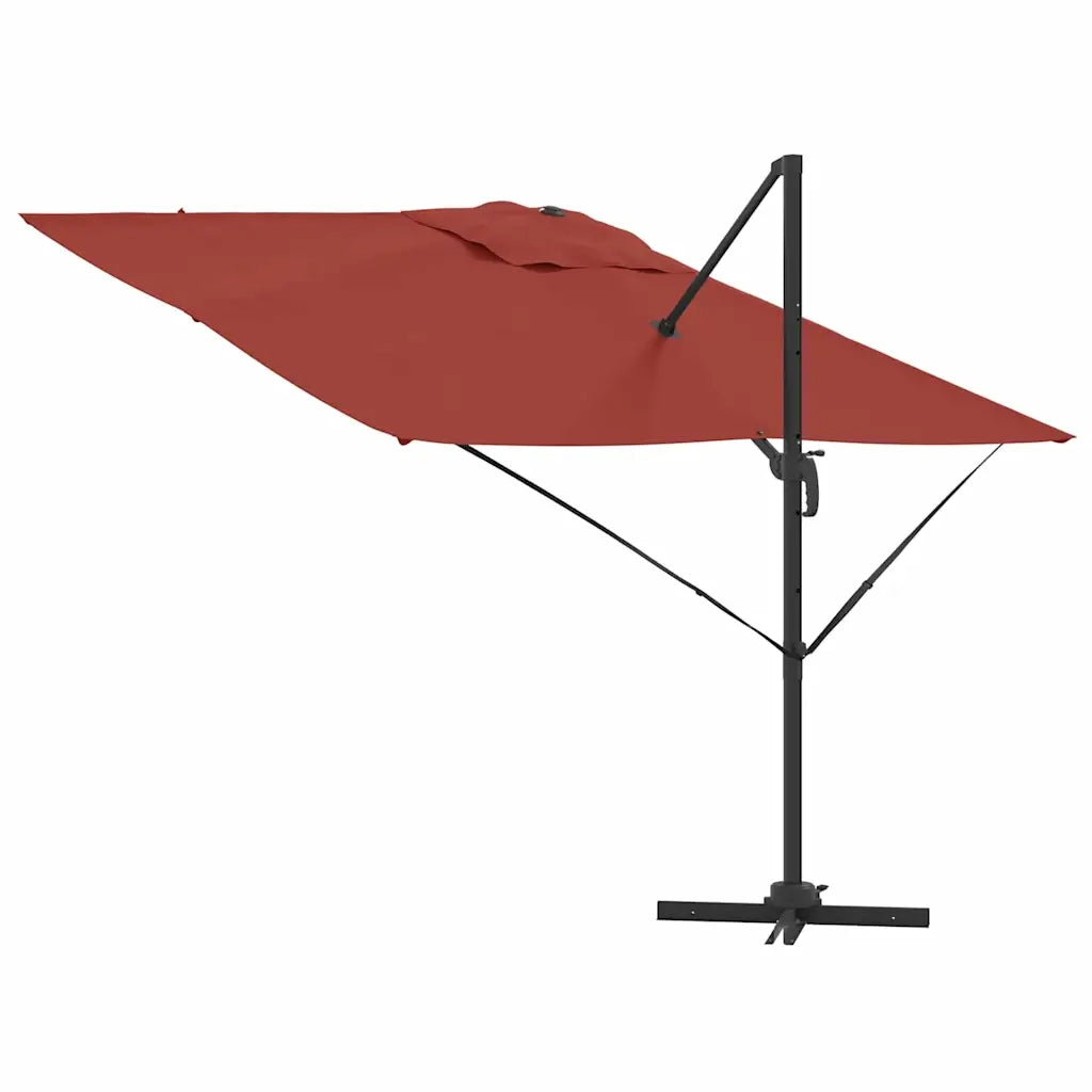 Parasol Roma Rosso 286 x 284 x 265 cm Alluminio e Poliestere 42003342
