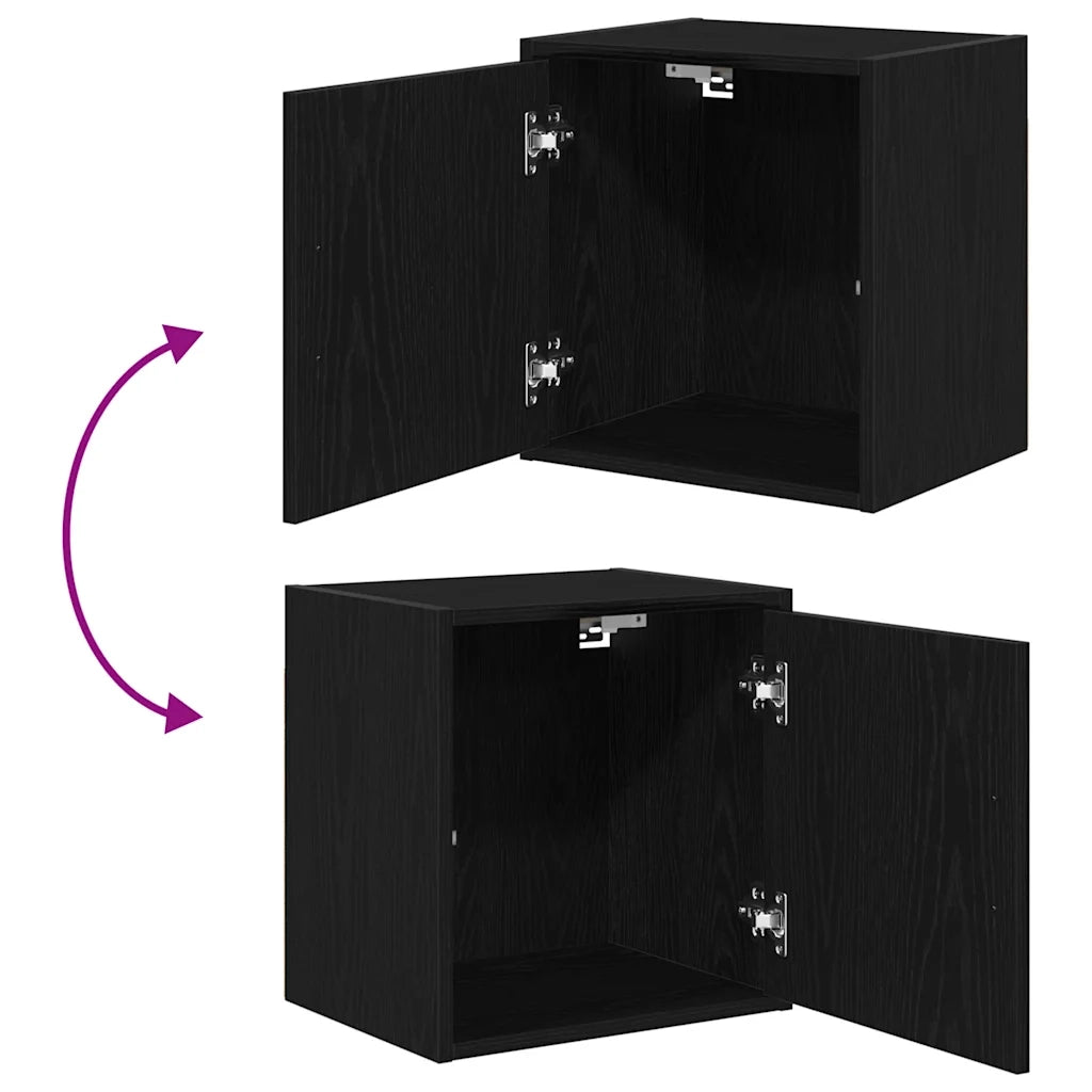 Pensile per Garage Nero in Legno Multistrato 860627