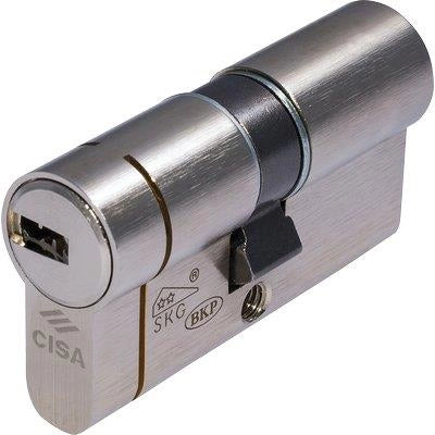 CILINDRO SAGOMATO ASTRAL TEKNO PRO CISA  OTT.NICH.SATIN CHIAVI 5+1 MM 100 50+50