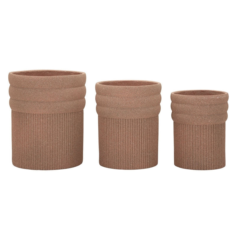Cachepot Da Esterno Colombia Tris cm ø 41,5x50-36x45-30,5x39,5(aper.cmø27-32-37)