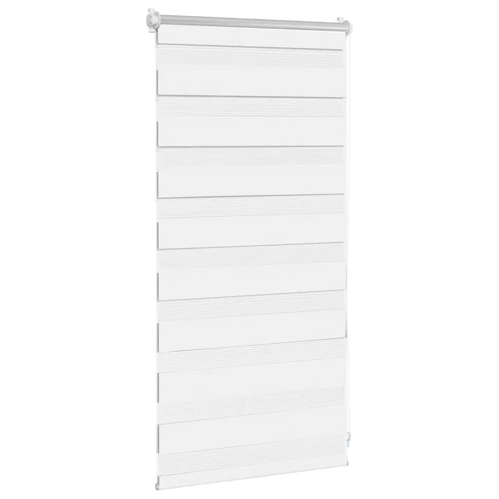 Tenda a rullo | Tenda avvolgibile zebra 40,9x100 cm Tessuto Larghezza 36,7 cm bianco