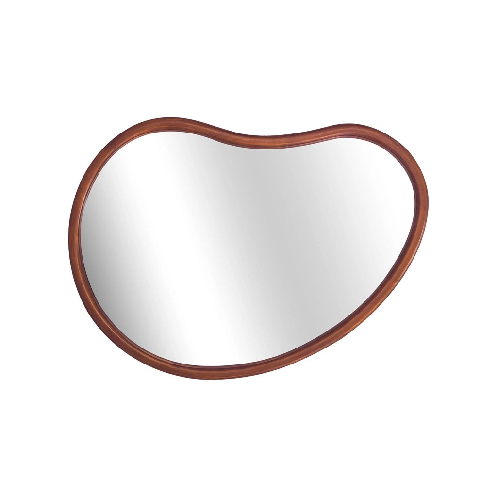 Specchio in legno di abete, 95cm, marrone