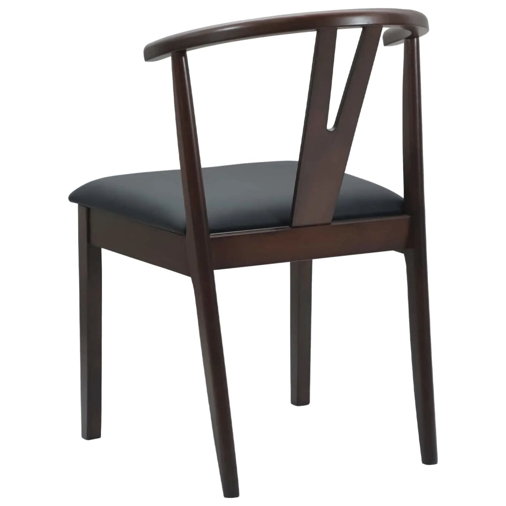 Sedia da pranzo 2 pcs Marrone chiaro e nero 42020403