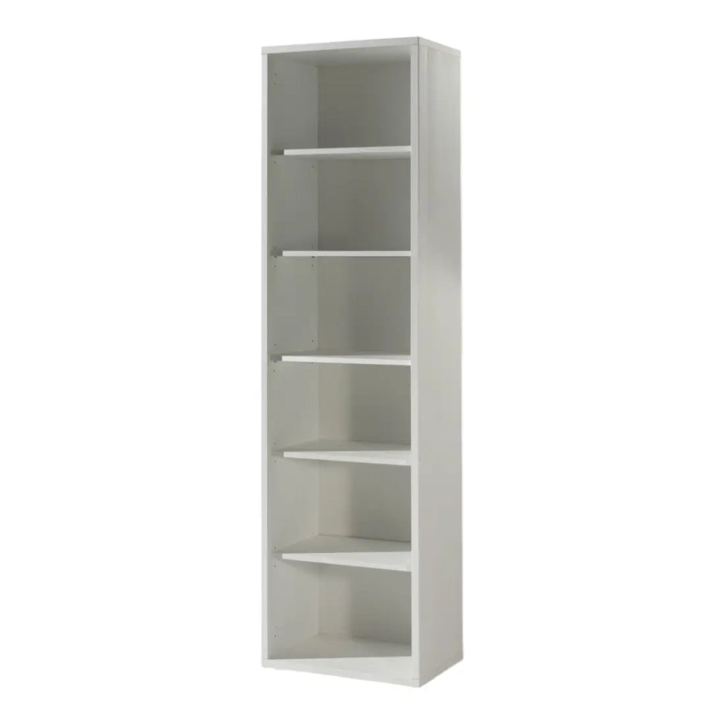 Libreria da ufficio con 5 ripiani - Collezione SOON - Bianco Opaco