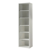 Libreria da ufficio con 5 ripiani - Collezione SOON - Bianco Opaco