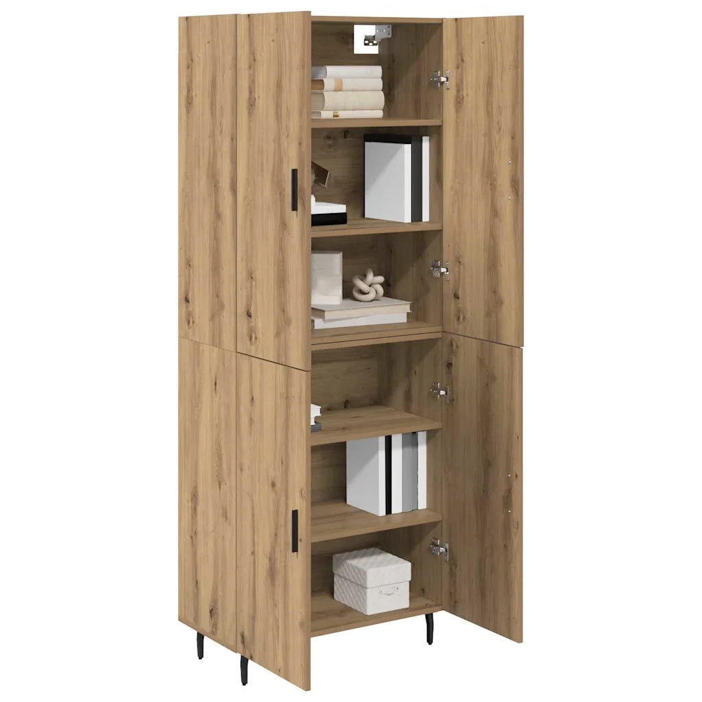 Credenza-Buffet-Armadio da cucina Rovere artigianale 69,5 x 34 x 180 cm 285952