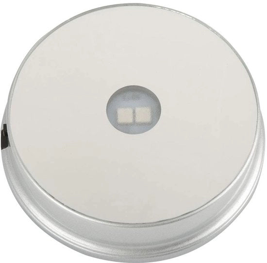 Display Rotante LED con Specchio Rotondo a 2 Luce - Ideale per la Decorazione - Adatto per...