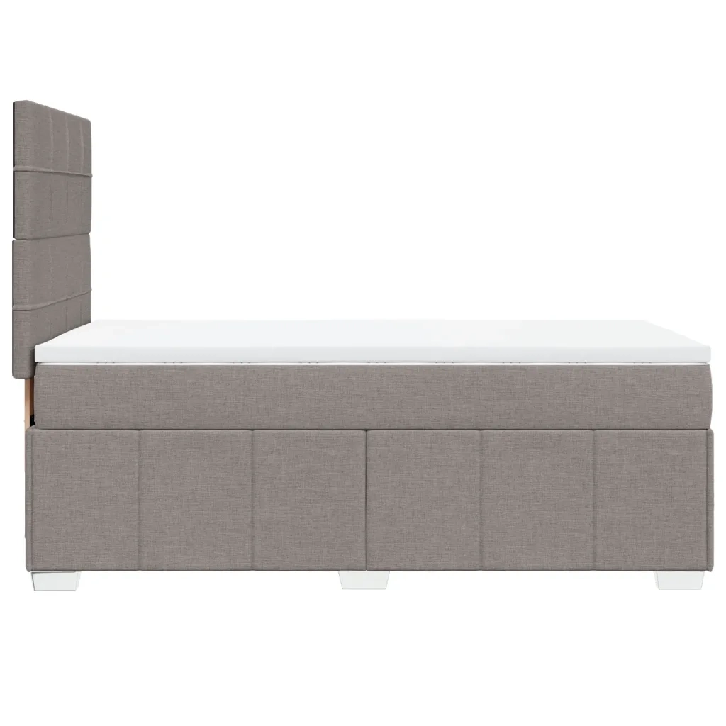 Giroletto a Molle con Materasso Tortora 90x200 cm inTessuto 3291555