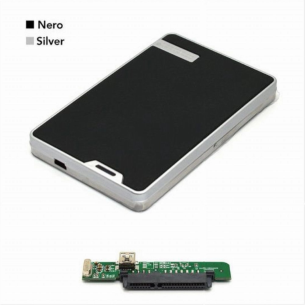 Trade Shop - Case Box Esterno Per Hard Disk Hd Hdd 2.5 Sata Auto Alimentato Usb 2.0 Sa-2.0b -