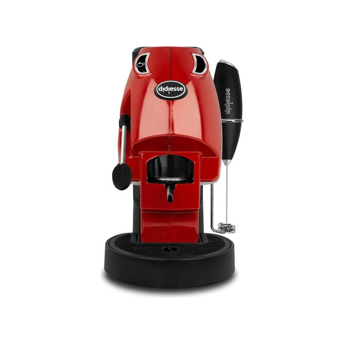 DIDIESSE Baby Frog Coffe e Tea Macchina da Caffe' e Te' con Frullino 650W 15Bar Rossa