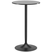 Tavolino da bar ¨C Minimal ¨C Nero 60x60x102 cm