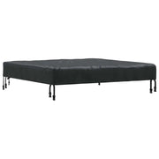 Copertura Tavolo Tinta unita Nero 102 x 102 x 15 cm Tessuto