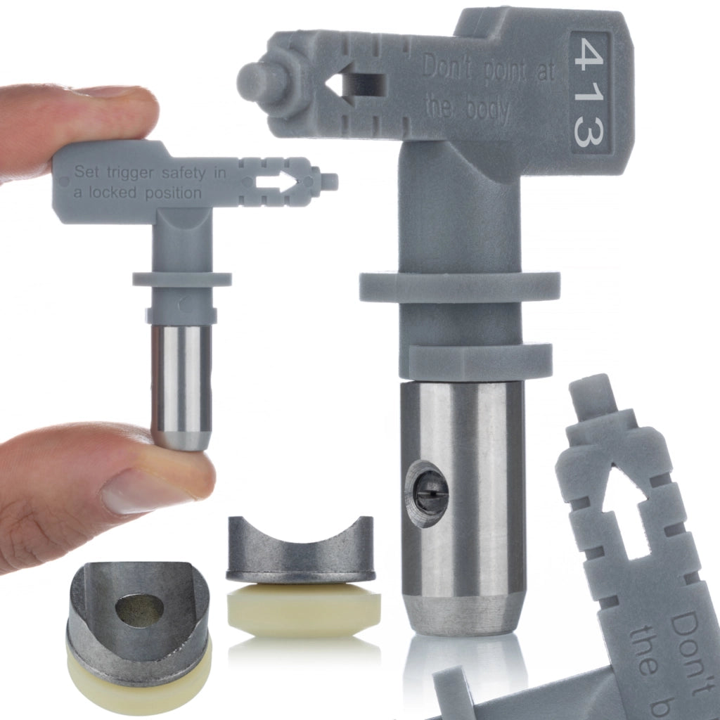 Ugello di Spruzzatura Hi-Flow 413 – Precisione e Durata | Larghezza 20 cm | Compatibile con Graco, Titan, Wagner
