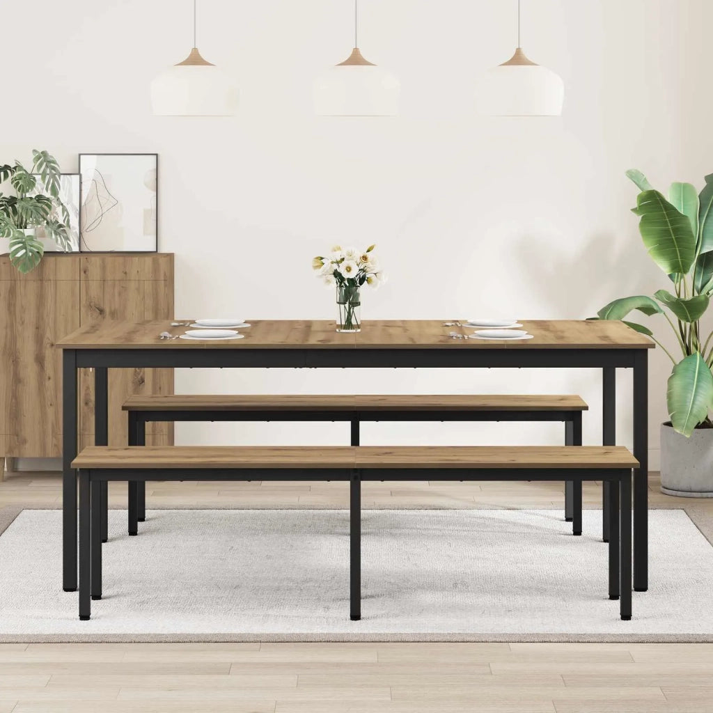 Tavoli da pranzo 2 pcs 180 x 90 x 75 cm Legno multistrato 3415383